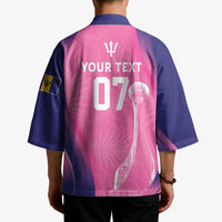 Barbados Cricket Custom Kimono Royal Champions - Tropical Vibes - Wonder Print Shop