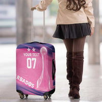 Barbados Cricket Custom Luggage Cover Royal Champions - Tropical Vibes - Wonder Print Shop