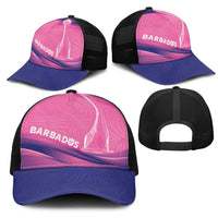Barbados Cricket Mesh Trucker Cap Royal Champions - Tropical Vibes - Wonder Print Shop