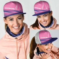 Barbados Cricket Mesh Trucker Cap Royal Champions - Tropical Vibes - Wonder Print Shop
