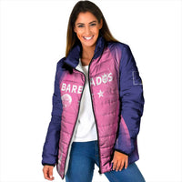 Barbados Cricket Custom Padded Jacket Royal Champions - Tropical Vibes - Wonder Print Shop