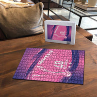 Barbados Cricket Custom Puzzle Royal Champions - Tropical Vibes - Wonder Print Shop