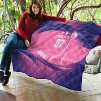 Barbados Cricket Custom Quilt Royal Champions - Tropical Vibes - Wonder Print Shop