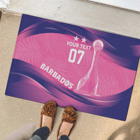 Barbados Cricket Custom Rubber Doormat Royal Champions - Tropical Vibes - Wonder Print Shop