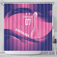 Barbados Cricket Custom Shower Curtain Royal Champions - Tropical Vibes - Wonder Print Shop