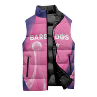Barbados Cricket Custom Sleeveless Puffer Jacket Royal Champions - Tropical Vibes - Wonder Print Shop