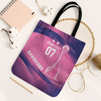 Barbados Cricket Custom Tote Bag Royal Champions - Tropical Vibes - Wonder Print Shop
