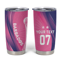 Barbados Cricket Custom Tumbler Cup Royal Champions - Tropical Vibes - Wonder Print Shop