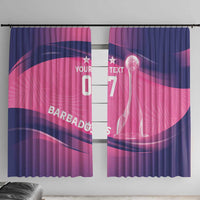 Barbados Cricket Custom Window Curtain Royal Champions - Tropical Vibes - Wonder Print Shop