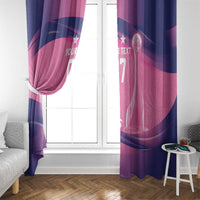 Barbados Cricket Custom Window Curtain Royal Champions - Tropical Vibes - Wonder Print Shop