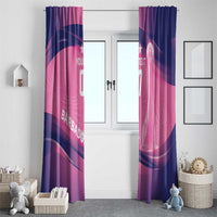 Barbados Cricket Custom Window Curtain Royal Champions - Tropical Vibes - Wonder Print Shop
