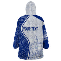 Personalised Queen Victoria School Wearable Blanket Hoodie QVS Old Boys - Wonder Print Shop