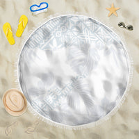 Samoa White Sunday Beach Blanket Hibiscus Special LT7 - Wonder Print Shop