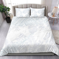 Samoa White Sunday Bedding Set Hibiscus Special LT7 - Wonder Print Shop