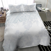 Samoa White Sunday Bedding Set Hibiscus Special LT7 - Wonder Print Shop