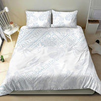 Samoa White Sunday Bedding Set Hibiscus Special LT7 - Wonder Print Shop