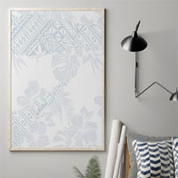 Samoa White Sunday Canvas Wall Art Hibiscus Special LT7 - Wonder Print Shop