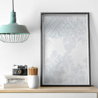 Samoa White Sunday Canvas Wall Art Hibiscus Special LT7 - Wonder Print Shop