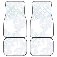 Samoa White Sunday Car Mats Hibiscus Special LT7 - Wonder Print Shop