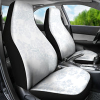 Samoa White Sunday Car Seat Cover Hibiscus Special LT7 - Wonder Print Shop
