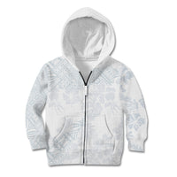 Samoa White Sunday Kid Hoodie Hibiscus Special - Wonder Print Shop