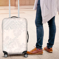 Samoa White Sunday Luggage Cover Hibiscus Special - Wonder Print Shop