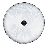 Samoa White Sunday Spare Tire Cover Hibiscus Special - Wonder Print Shop