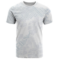 Samoa White Sunday T Shirt Hibiscus Special - Wonder Print Shop