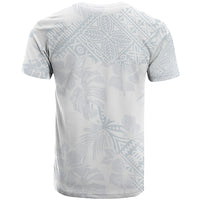 Samoa White Sunday T Shirt Hibiscus Special - Wonder Print Shop