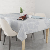 Samoa White Sunday Tablecloth Hibiscus Special - Wonder Print Shop