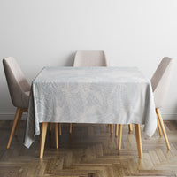 Samoa White Sunday Tablecloth Hibiscus Special - Wonder Print Shop