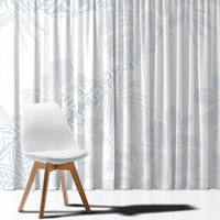 Samoa White Sunday Window Curtain Hibiscus Special - Wonder Print Shop