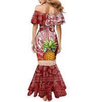 Mele Kalikimaka Hawaii Christmas Mermaid Dress Pineapple Party - Wonder Print Shop