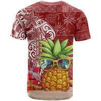 Mele Kalikimaka Hawaii Christmas T Shirt Pineapple Party - Wonder Print Shop