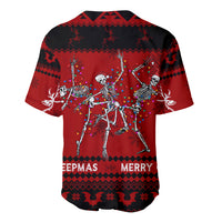 Christmas Baseball Jersey Jolly Skull Merry Creepmas LT7 - Wonder Print Shop