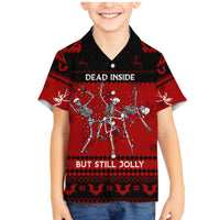 Christmas Family Matching Mermaid Dress and Hawaiian Shirt Jolly Skull Merry Creepmas LT7 - Wonder Print Shop