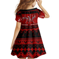 Christmas Family Matching Short Sleeve Bodycon Dress and Hawaiian Shirt Jolly Skull Merry Creepmas - Wonder Print Shop