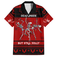 Christmas Family Matching Short Sleeve Bodycon Dress and Hawaiian Shirt Jolly Skull Merry Creepmas - Wonder Print Shop