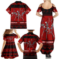 Christmas Family Matching Summer Maxi Dress and Hawaiian Shirt Jolly Skull Merry Creepmas - Wonder Print Shop