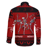 Christmas Family Matching Summer Maxi Dress and Hawaiian Shirt Jolly Skull Merry Creepmas - Wonder Print Shop