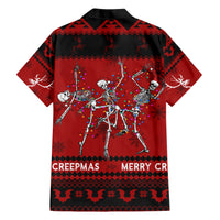Christmas Hawaiian Shirt Jolly Skull Merry Creepmas - Wonder Print Shop