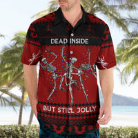 Christmas Hawaiian Shirt Jolly Skull Merry Creepmas - Wonder Print Shop