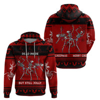 Christmas Hoodie Jolly Skull Merry Creepmas - Wonder Print Shop