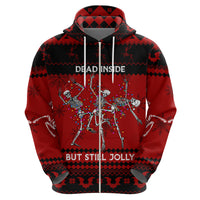 Christmas Hoodie Jolly Skull Merry Creepmas - Wonder Print Shop