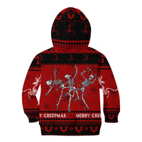 Christmas Kid Hoodie Jolly Skull Merry Creepmas - Wonder Print Shop