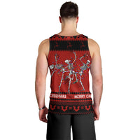 Christmas Men Tank Top Jolly Skull Merry Creepmas - Wonder Print Shop
