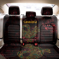 Africa Adinkra Symbol Back Car Seat Cover Sankofa Bird - Cosmic Red LT7 - Wonder Print Shop