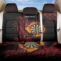 Wales Darts Personalised Back Car Seat Cover Red Dragon Cymru Am Byth