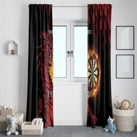 Wales Darts Personalised Window Curtain Red Dragon Cymru Am Byth - Wonder Print Shop
