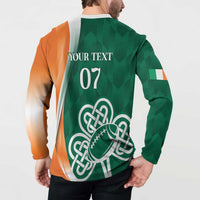 Éire Rugby Celtic Shamrock Button Sweatshirt Ireland's Call